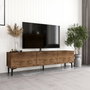 Hanah Home Felix Soporte de TV Nogal